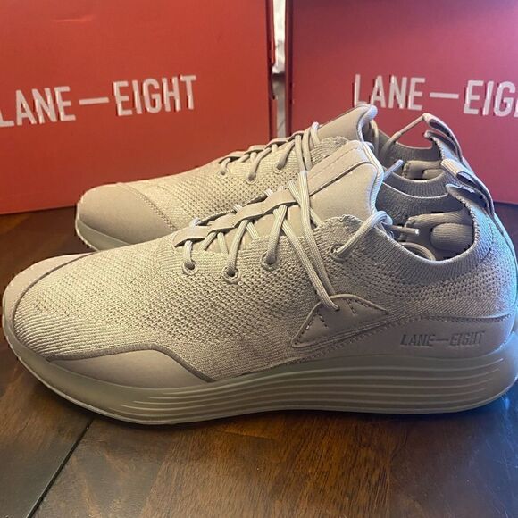 New!  Lane-Eight  Men’s HIIT Trainers “Warm Grey” 9 main image 8